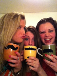 mustache mugs